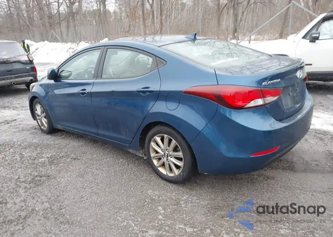 2014 Hyundai Elantra Se z USA, uszkodzony, nr VIN KMHDH4AE5EU111313